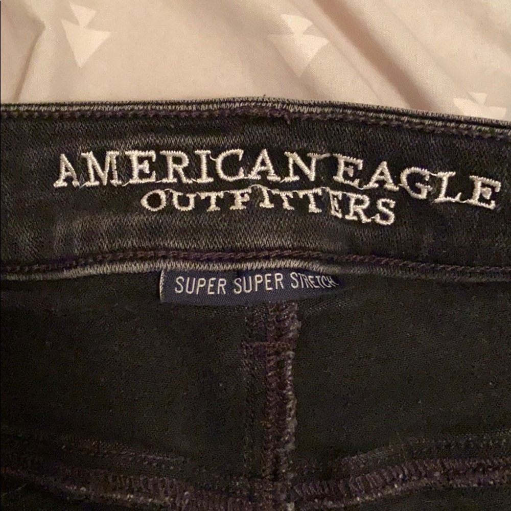 American Eagle high rise black skinny jeans!